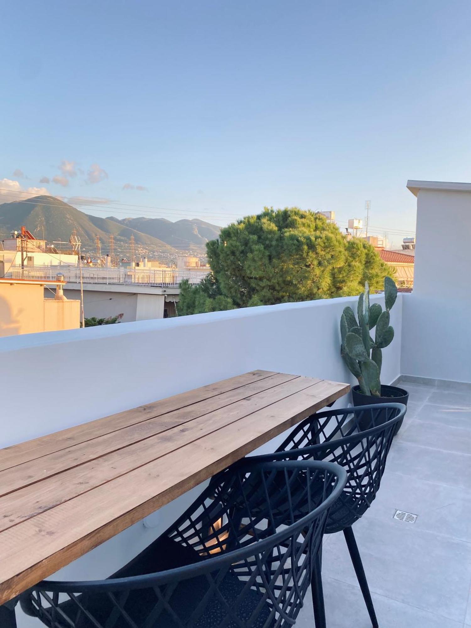 Ferienwohnung Hyperion Penthouse Patras Exterior foto